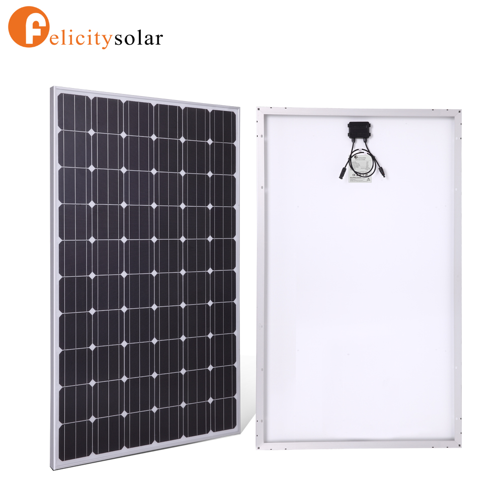厂家直销太阳能电池板260W全黑单色太阳能电池板