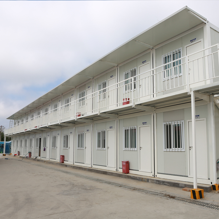 Container office, container bathroom, container toilet, labor camp military camp