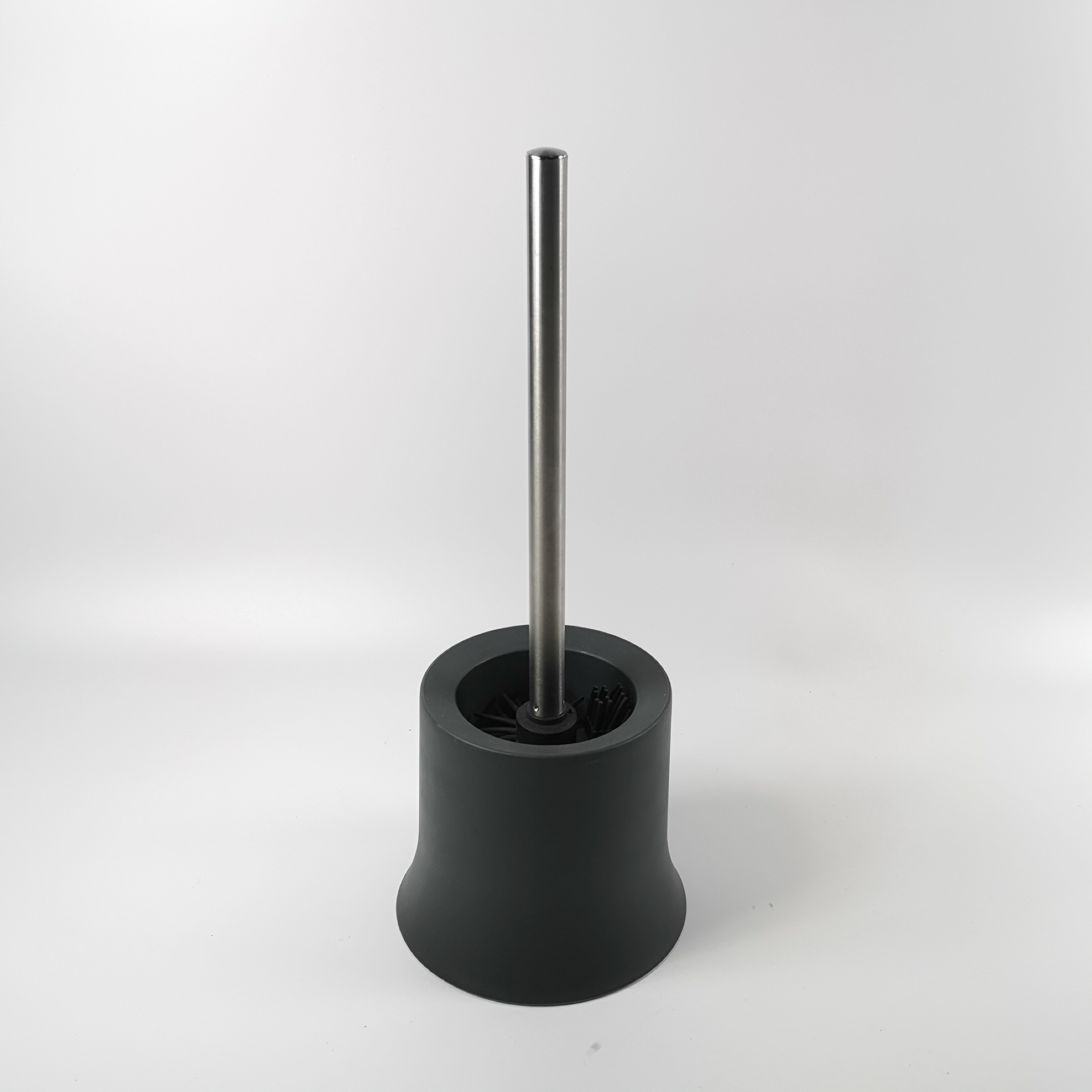 Toilet brush holder with TPR brush