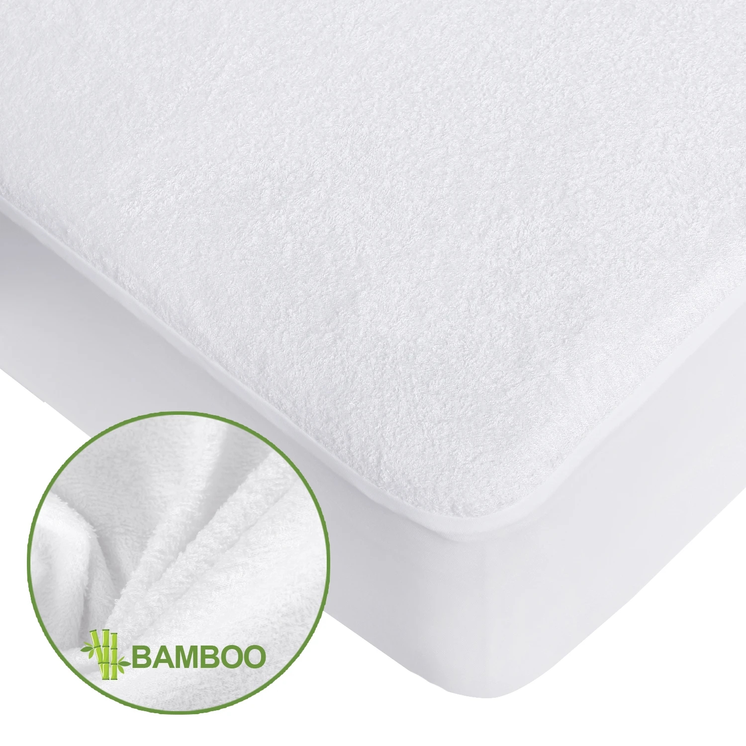 Warterproof Bamboo terry Mattress Protector
