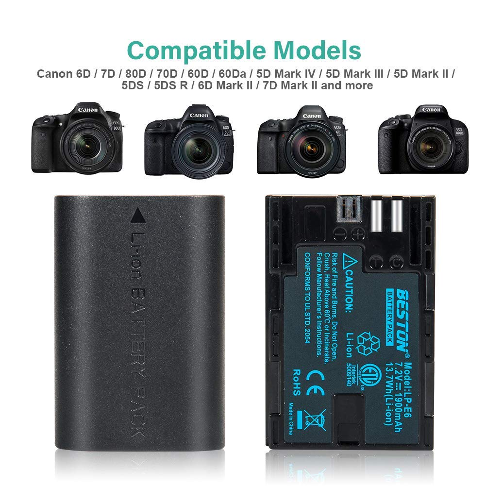LP-E6数码相机电池及充电器套装