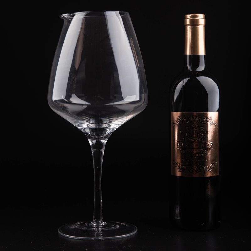 Large Wine Glass, Leadfree Crystal Wine Glass, Giant Stemware Wine Glass