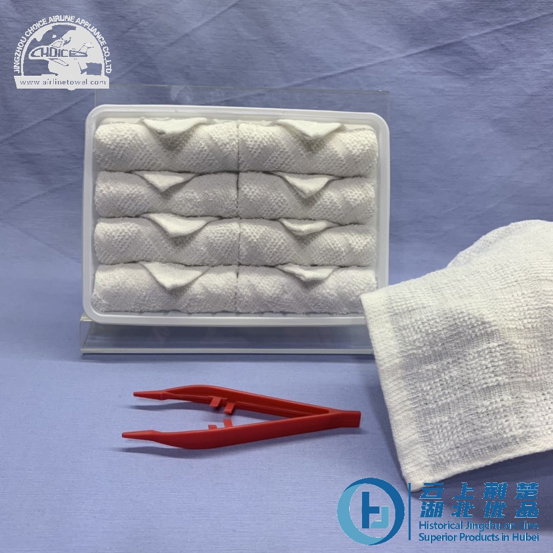 Cleaning cotton white checker small towel