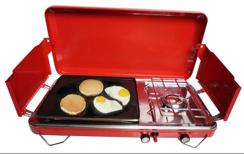Gas BBQ with stove