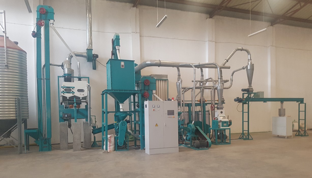 10t/24h maize flour milling machine
