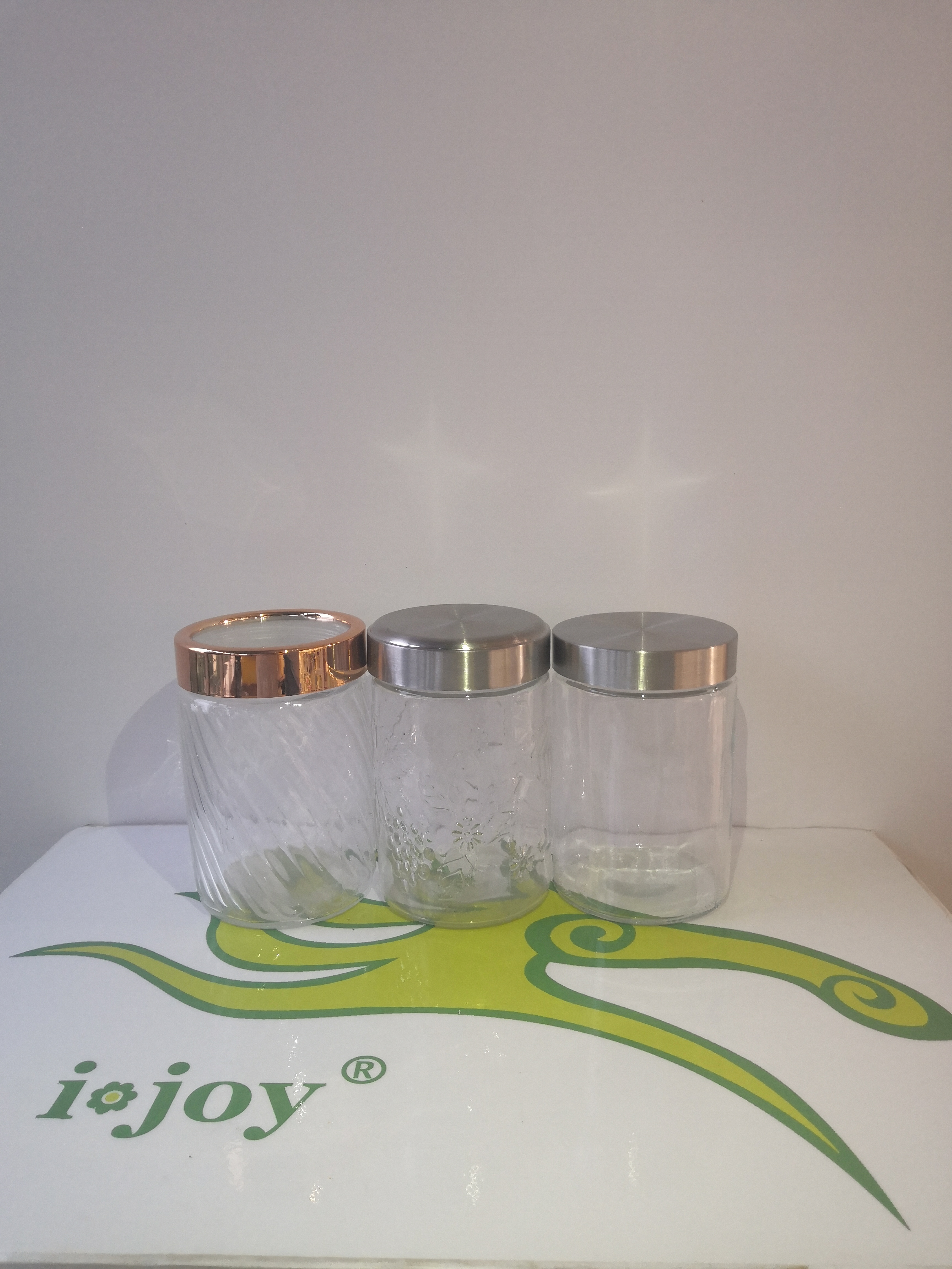 Glass storage Jar