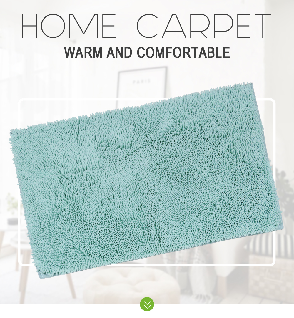 Microfiber Solid thin Shaggy Mat