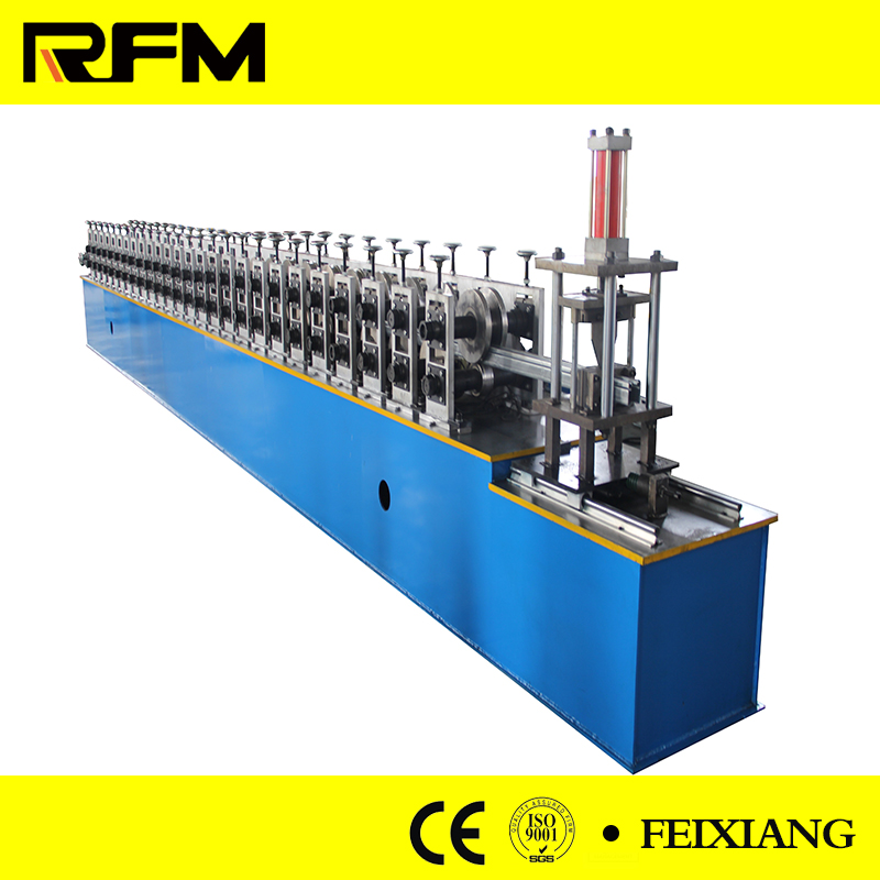 Shutter door rail roll forming machine