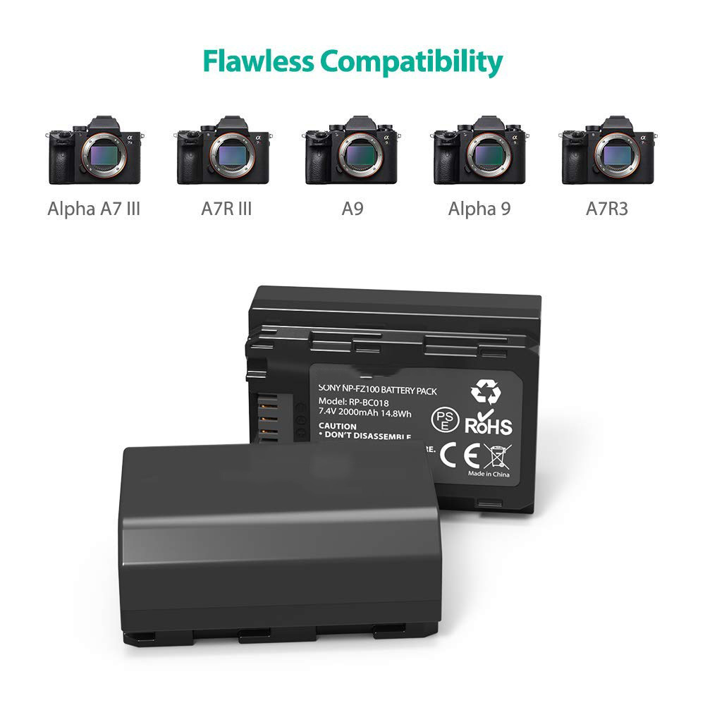 NP-FZ100数码相机电池及充电器套装