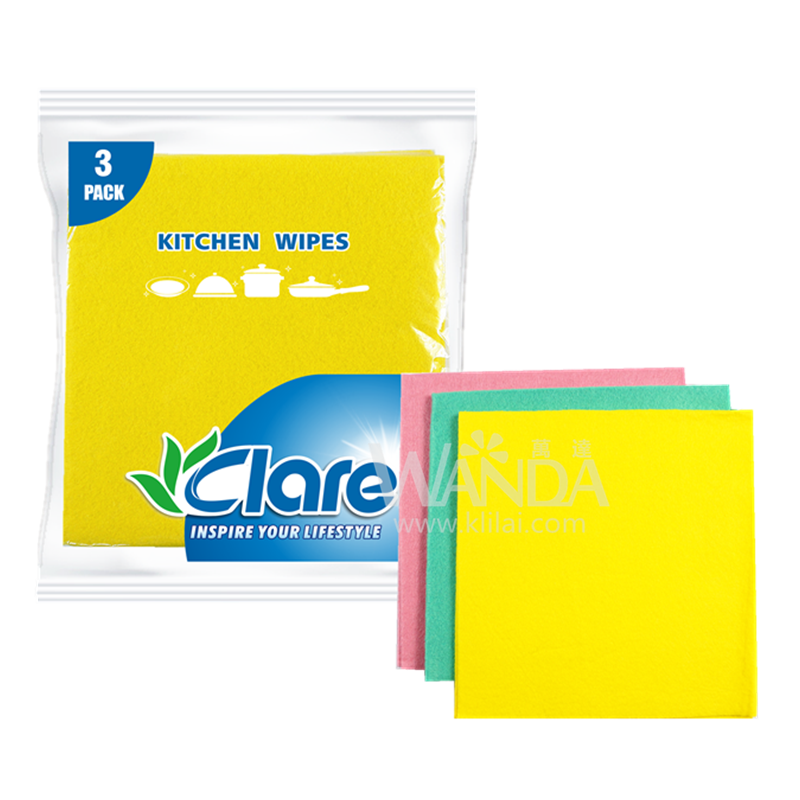 3pcs Spunlace Nonwoven Cloth