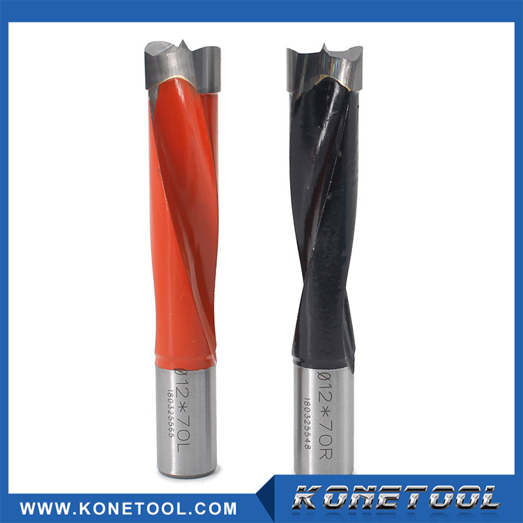 Woodworking Brad-Point Dowel Drill Bits