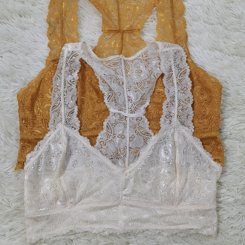 Beautiful back nothing steel ring bra