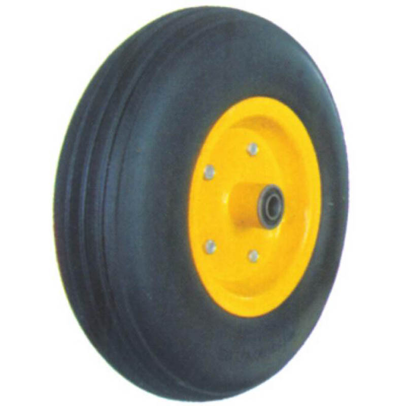 400-6“ Pu Foam Wheelbarrow Wheel With Steel Rim