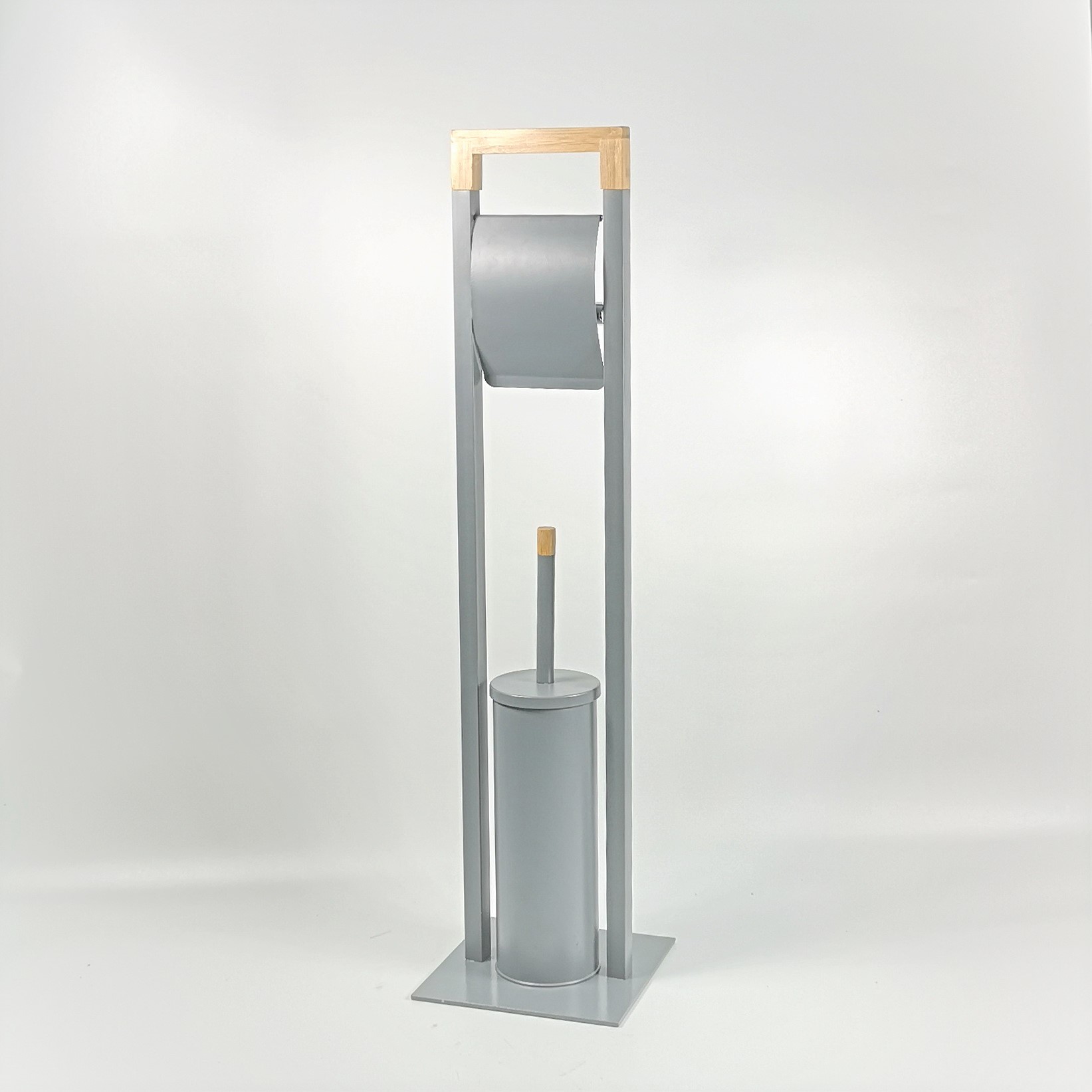 Toilet brush and paper holder set