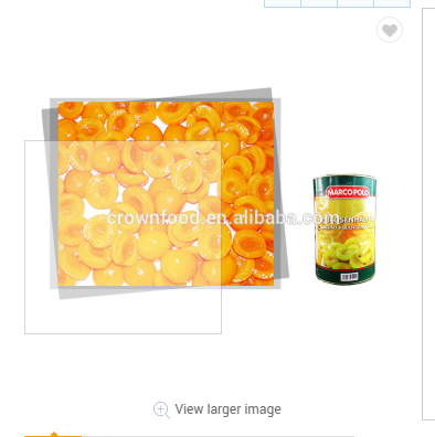 canned apricot