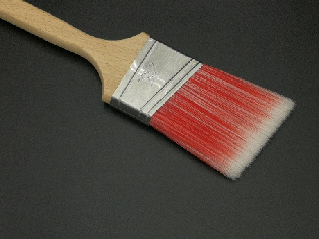 Red paint brush