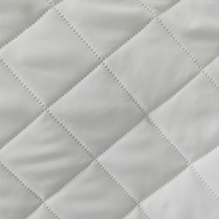 Ultrasonic Embossed Microfiber Fabric soft comfortable mattress cover set mattress sheet flat sheet