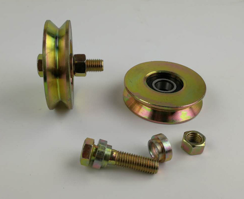 Rong Rolling brand ,V-groove 3inch sliding gate rollers/wheels/pulleys.