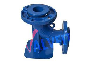 Loose double flange duckfoot bend