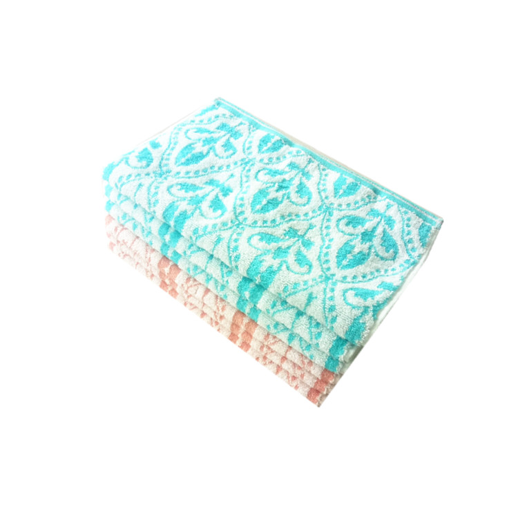 half bamboo half cotton jacquard towel