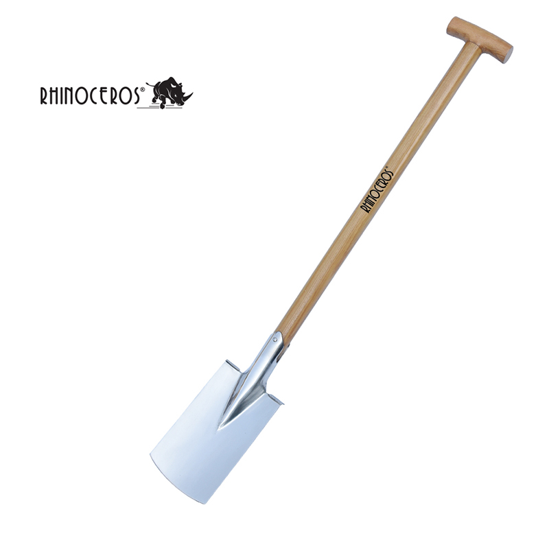 Rhino T-Wood Handle Gardener Spade