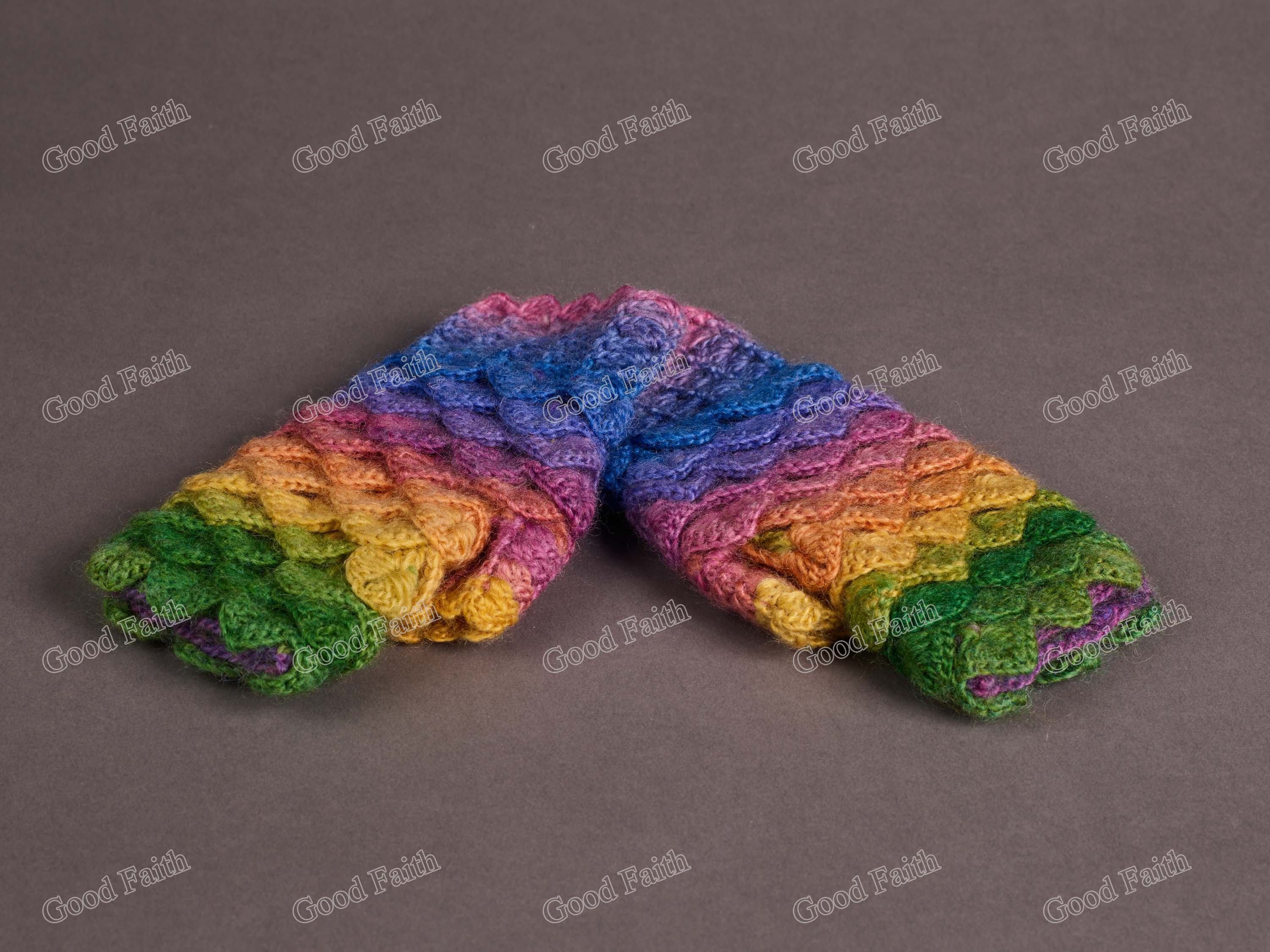 cable knit gloves