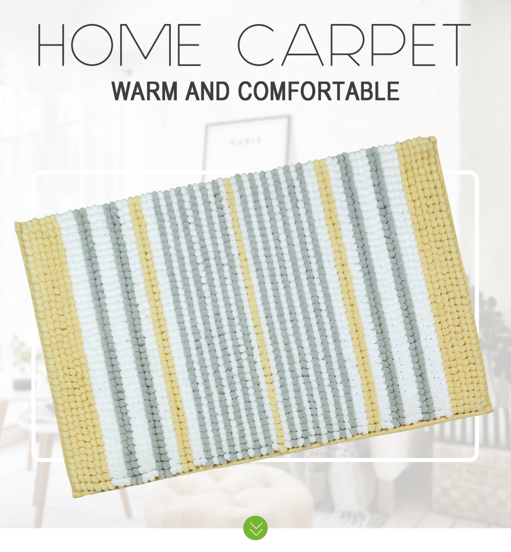 Microfiber Shaggy Big Loop Mat