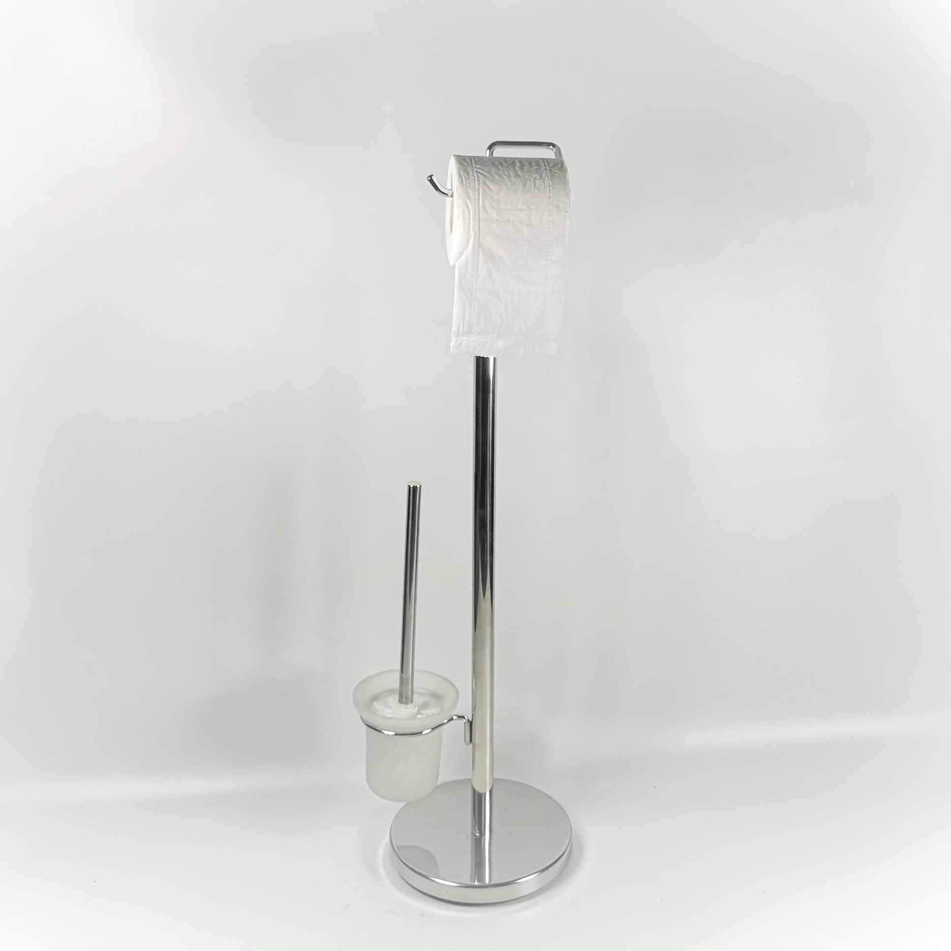 Toilet brush and paper holder set