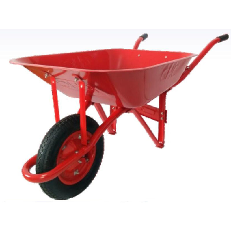 Straight Handle 65l Wheelbarrow With Rubber Wheel