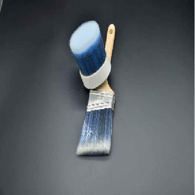 Blue paint brush