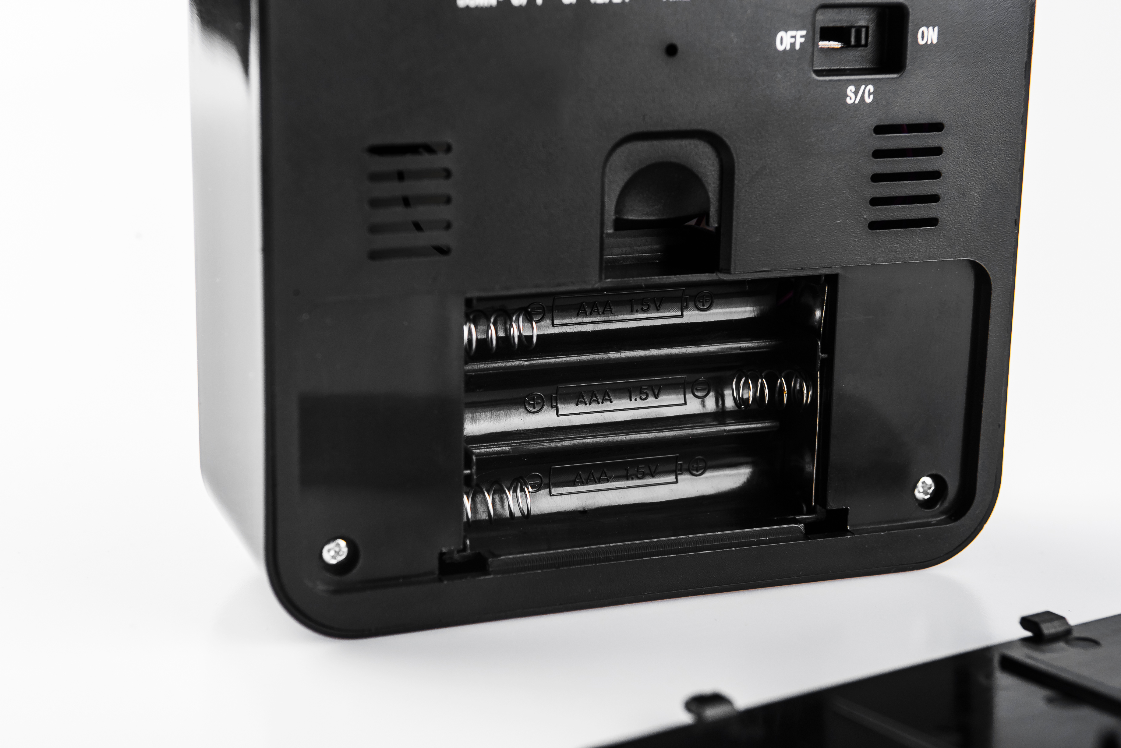 AN0286 精致LCD数显钟时间温度闹铃日期声控背夜灯