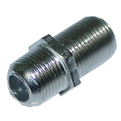 F Coupler-Jack To Jack-W/O Nuts & Washer