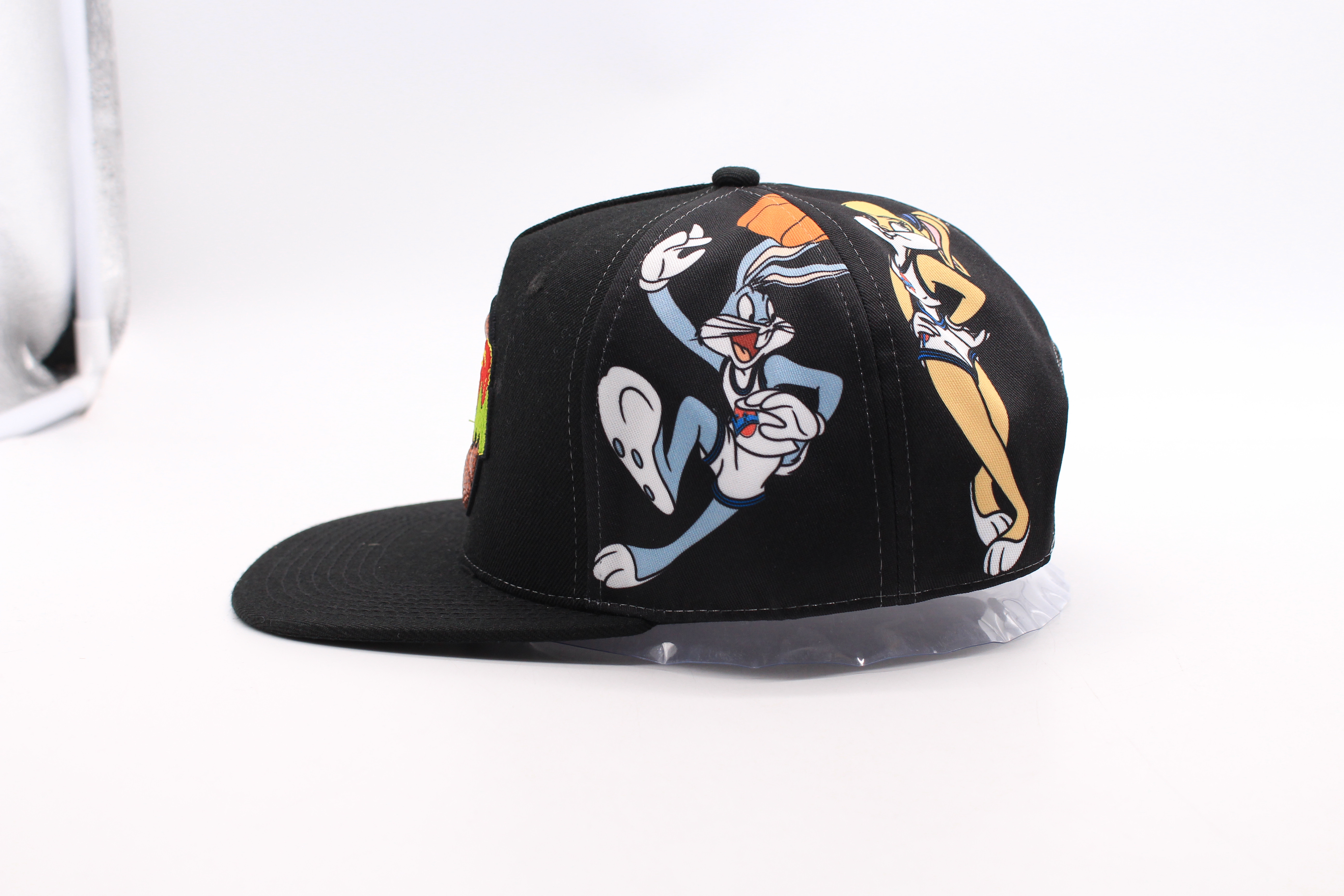 Men's peaked cap with print