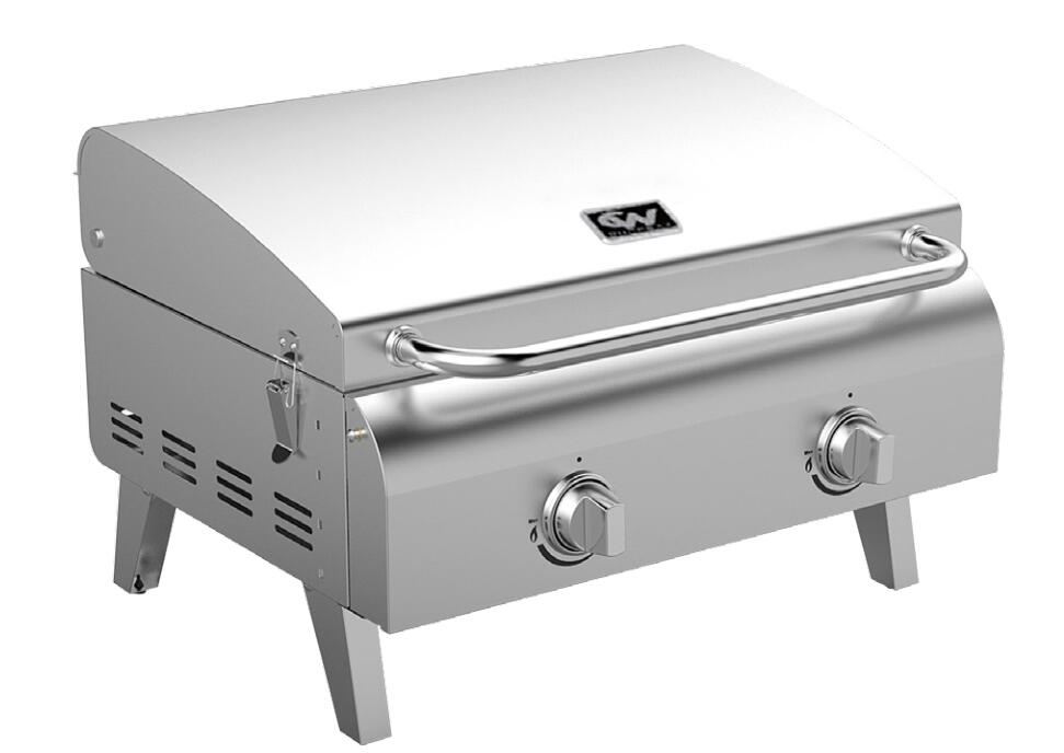 2 Burner Tabletop Gas Grill