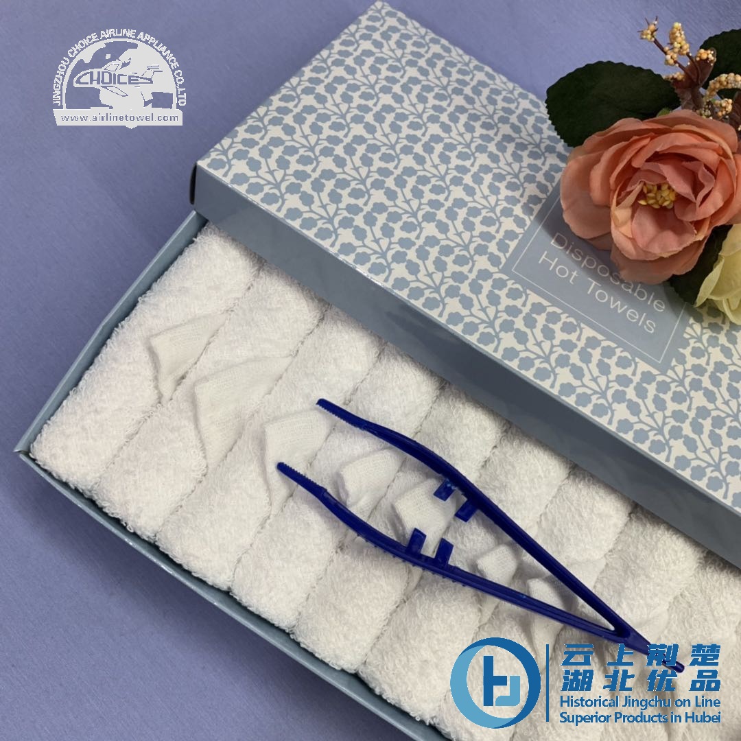 Disposable cotton hot/cold face towel