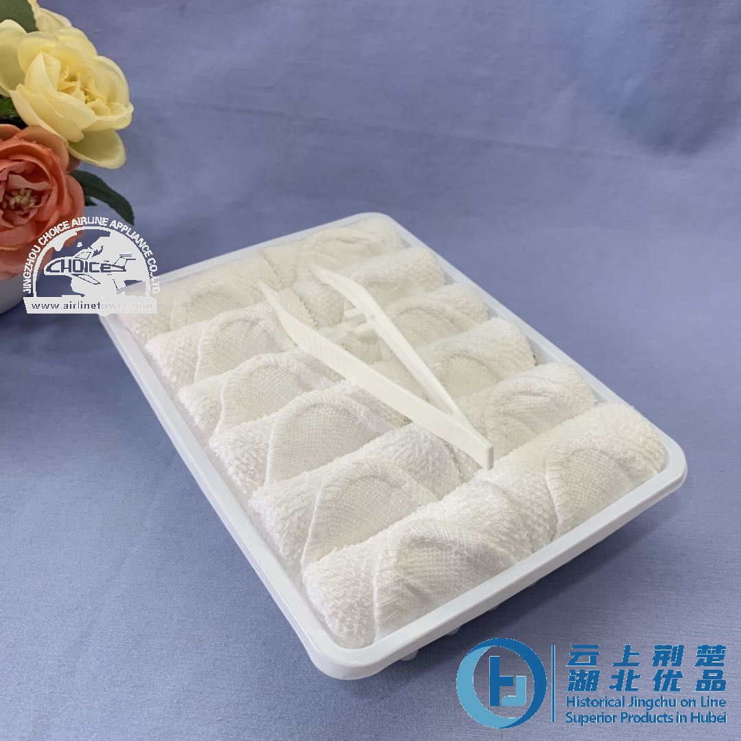 premium cotton white airline disposable hand towel