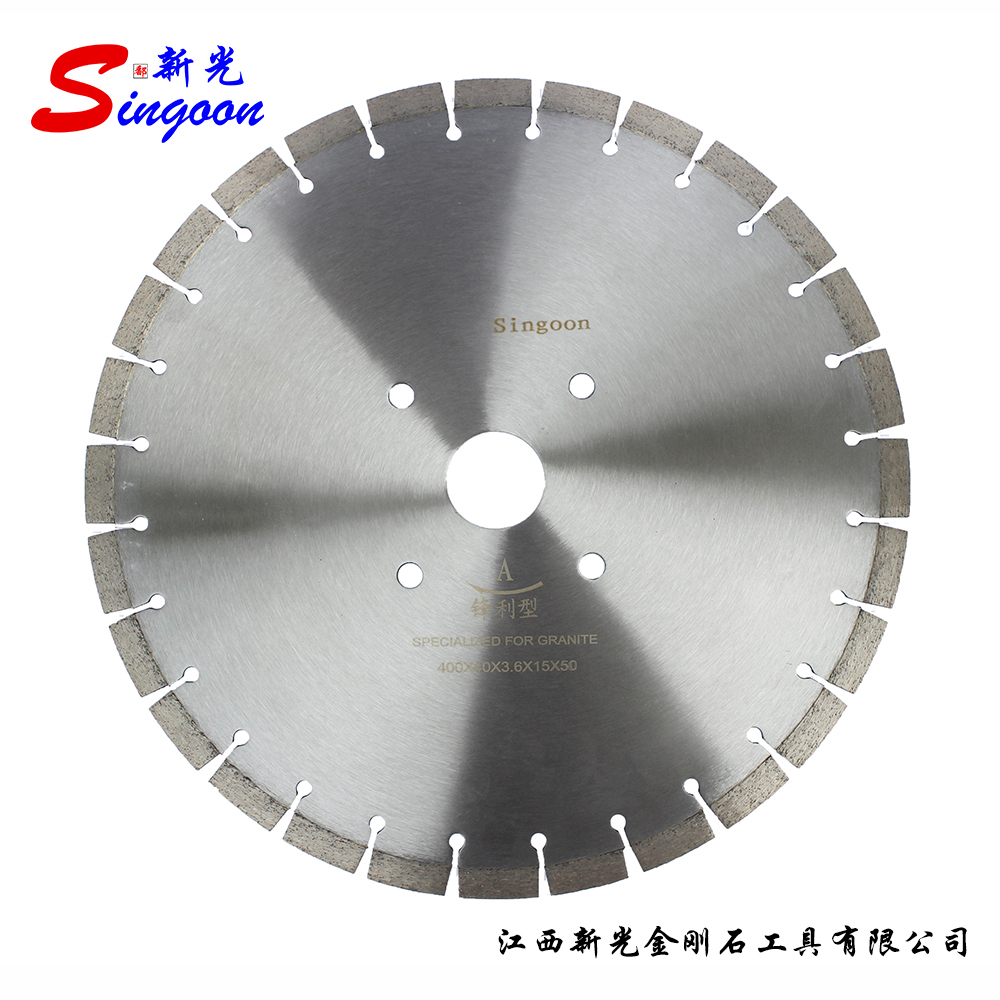 400mm sharp long life granite cutting diamond saw blade