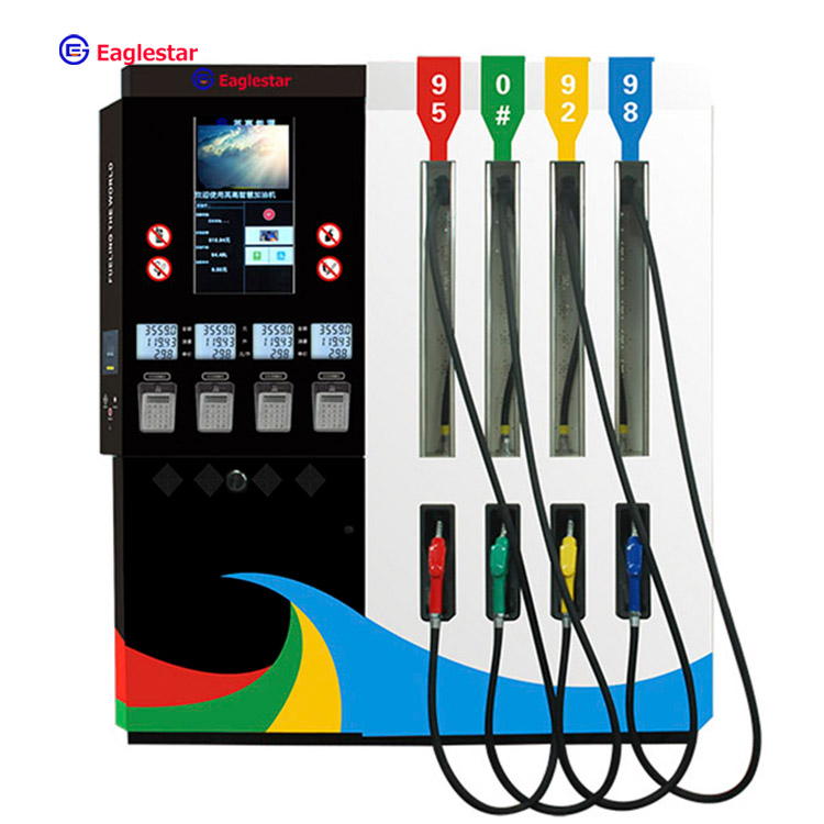 EG6 L type 8 hose 4 fuel product fuel dispenser machine