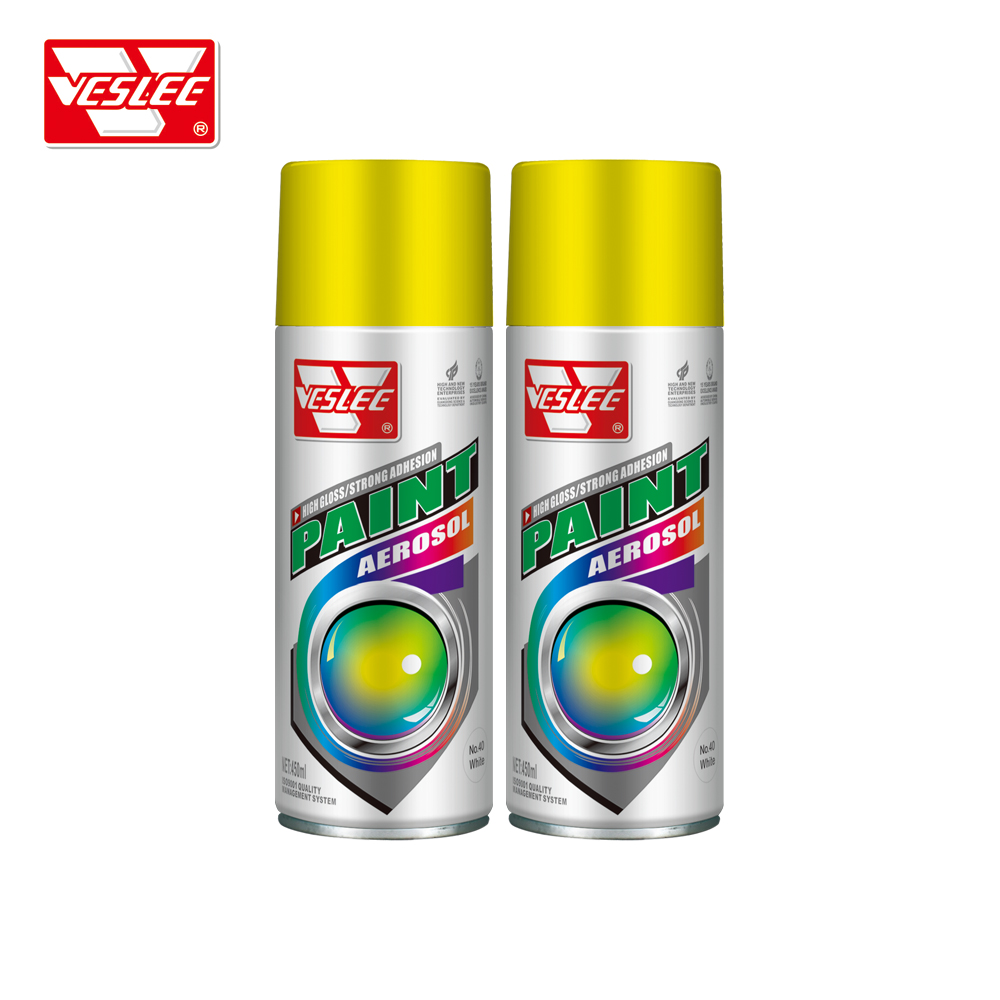 Veslee car yellow spray paint