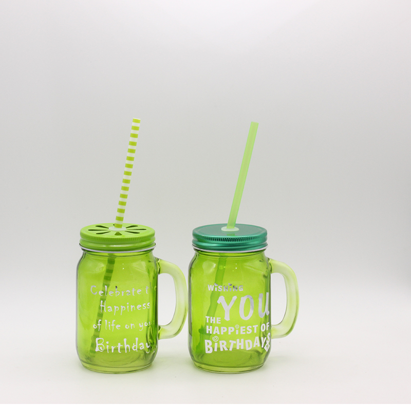 Mason Jar Glass, Juice Glass