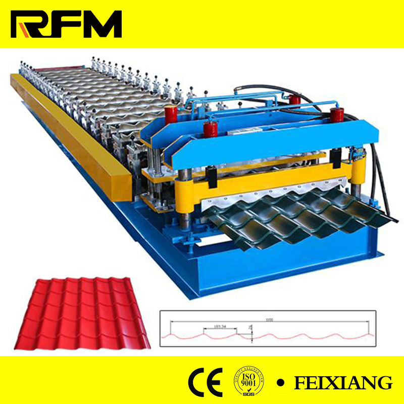 Glazed tile roll forming machine
