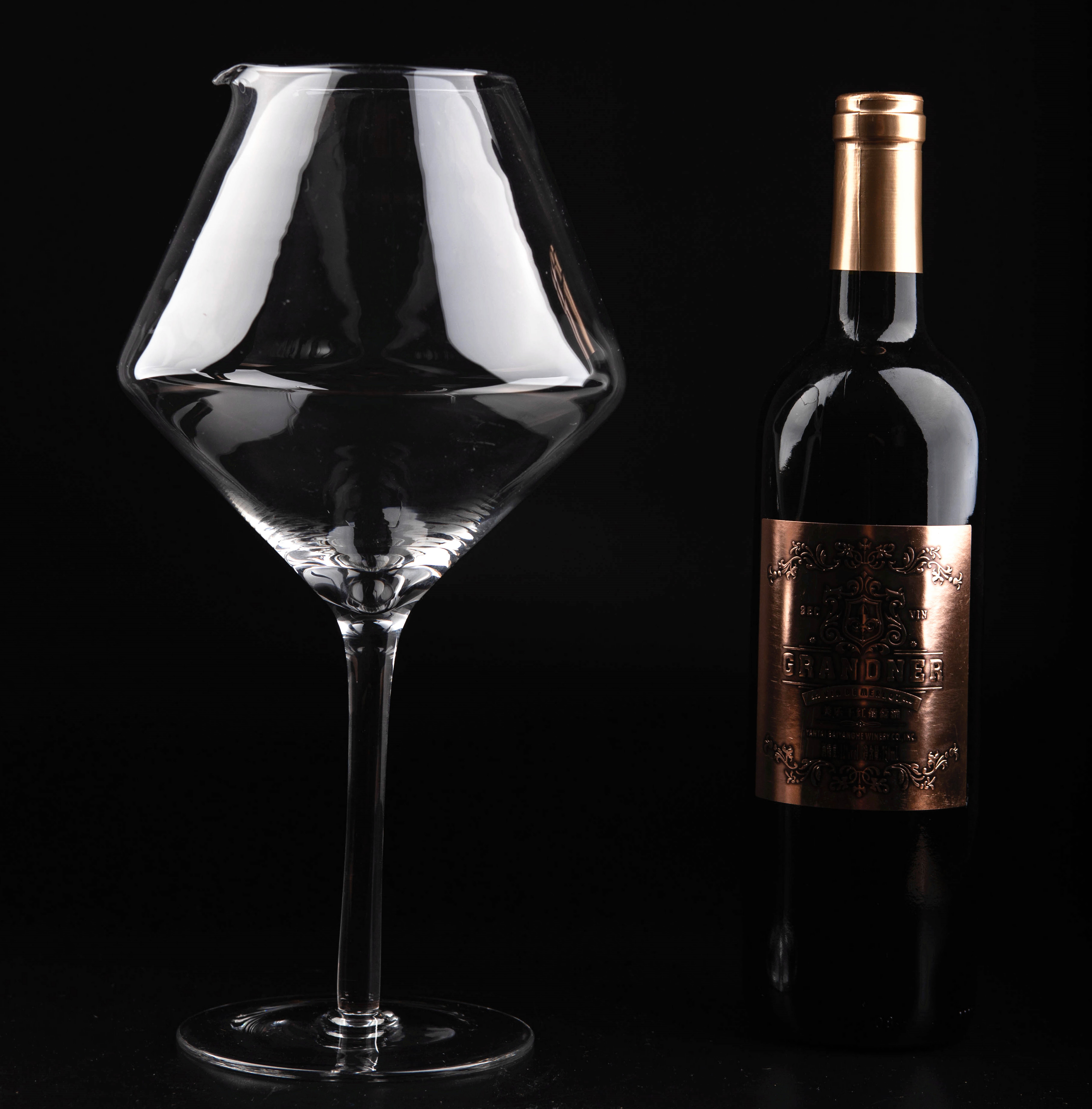 Giant Wine Glass, Large Wine Glass, Leadfree Crystal Wine Glass