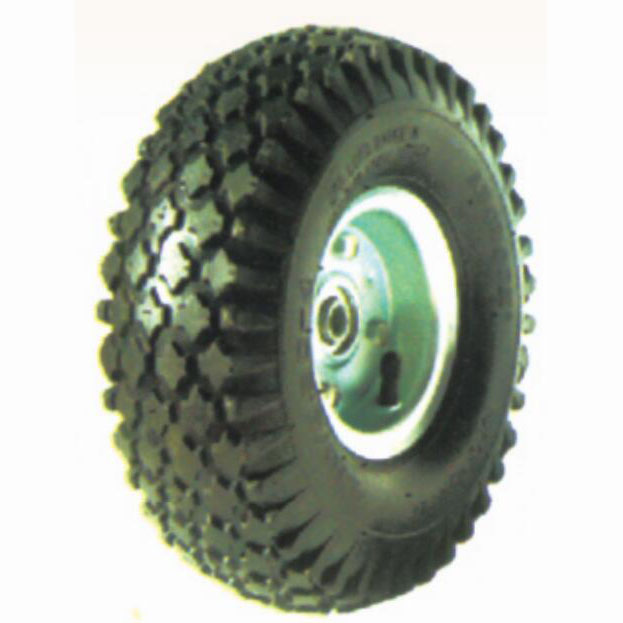 350-4 Inch Rubber Air Wheel With Galvanized