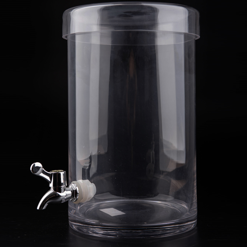 Glass Drink Dispenser with Stainless Steel Spigot