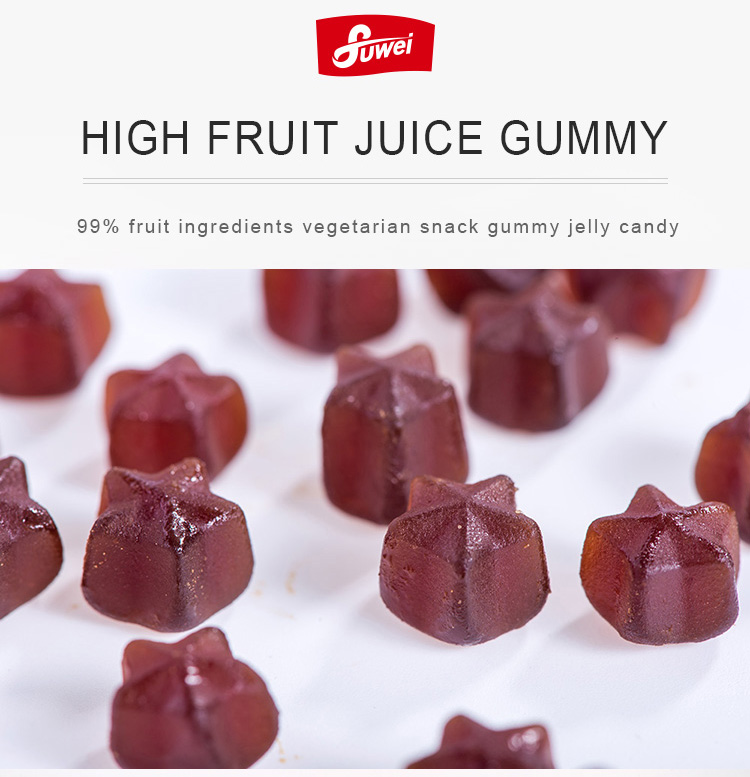 99%fruit star pectin candy