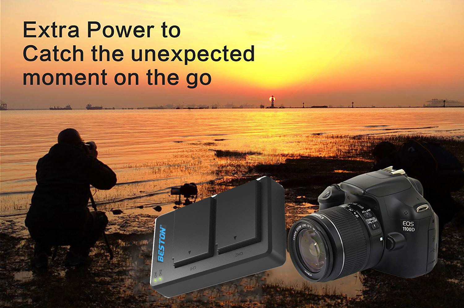 LP-E12数码相机电池及充电器套装