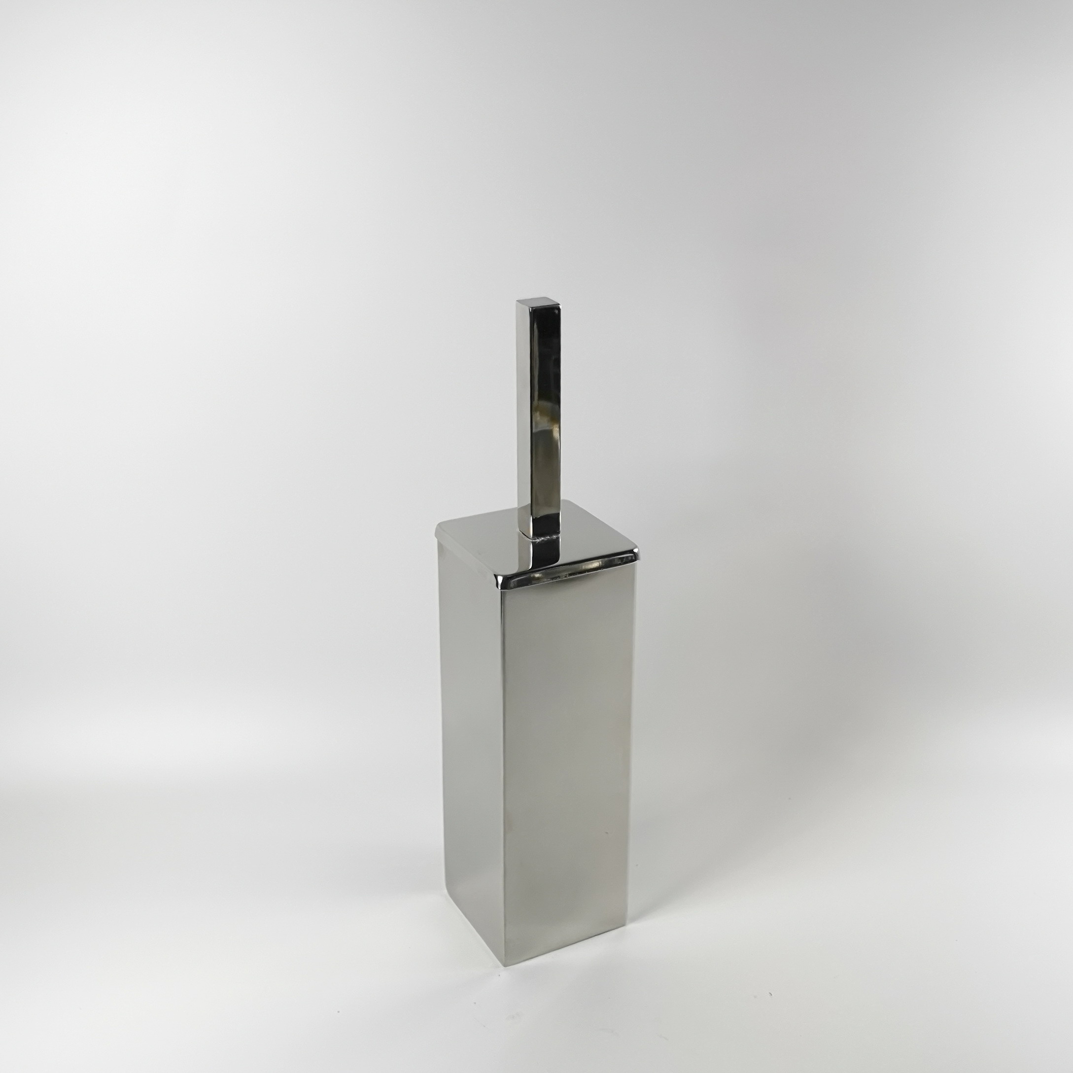 Ss square toilet brush holder