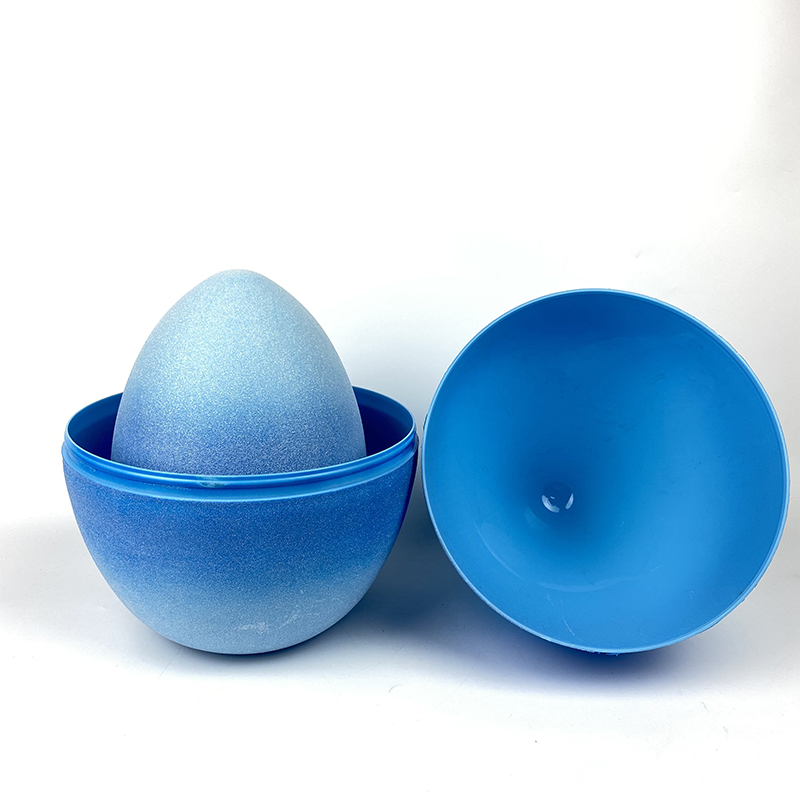 35/25/20CM Plastic fibllable egg with glitter