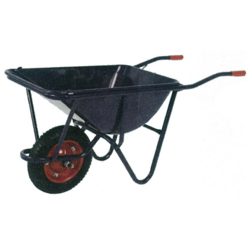 Iron Construction Good 65L Blue Colour Wheelbarrow for Japan