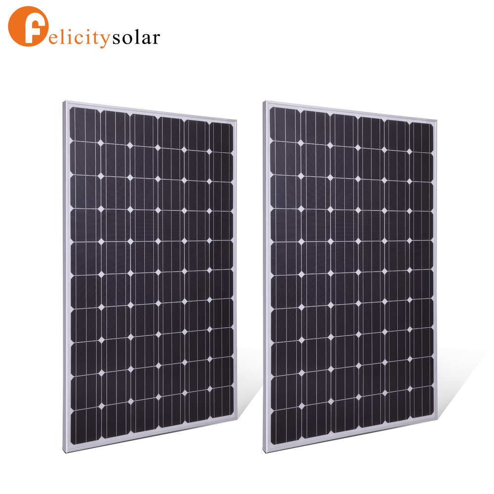 厂家直销太阳能电池板260W全黑单色太阳能电池板